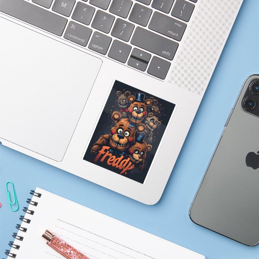 Five Nights at Freddy's シール (ノートパソコンとiPhone)