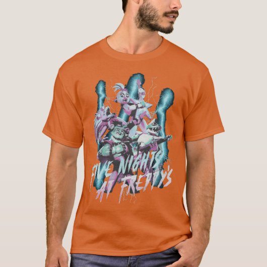 Five Nights At Freddys 90年代レトロ Tシャツ (正面)