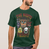 Five Nights At Freddys Pizzeria MultiCharacter Tシャツ (正面)