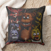 Five Nights at Freddy's Throw Pillow クッション (ブランケット)