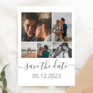 Five Photos Collageインスパイア's Save the Date セーブザデート