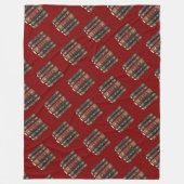 Five Rings The Pentateuch Cut-Out Stencil Motif 3 フリースブランケット (正面)