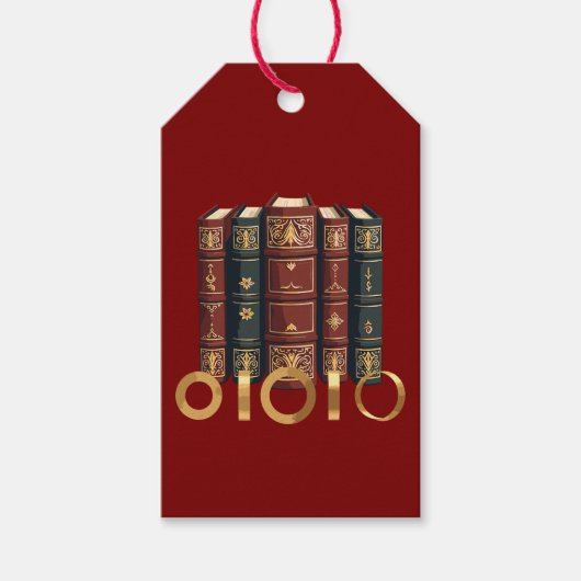 Five Rings The Pentateuch Cut-Out Stencil Motif 4 ギフトタグ (正面)