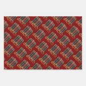 Five Rings The Pentateuch Cut-Out Stencil Motif 4 ラッピングペーパーシート (正面3)