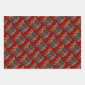 Five Rings The Pentateuch Cut-Out Stencil Motif 4 ラッピングペーパーシート (正面2)