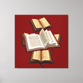 Five Rings The Pentateuch Cut-Out Stencil Motif 5 キャンバスプリント