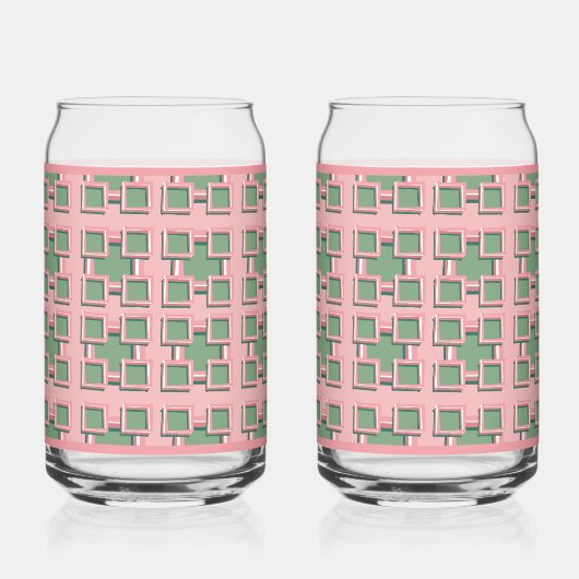  Five Square Soda Glass ガラス缶 (正面)