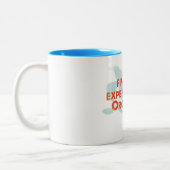 FiveOneの実験オーケストラのコーヒー・マグ ツートーンマグカップ (左)