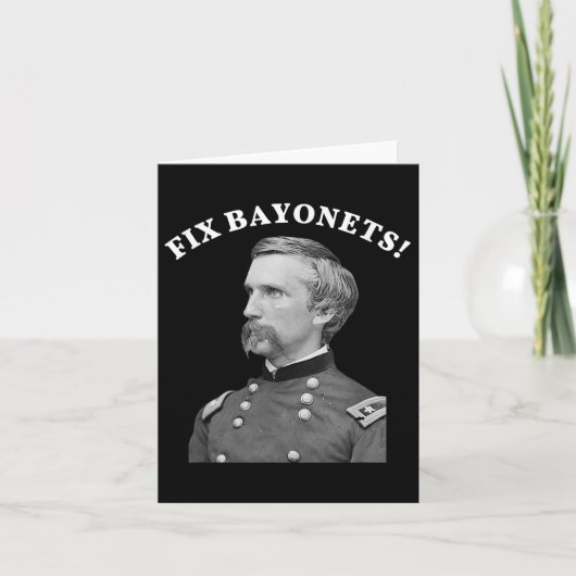 Fix Bayonets Civil War引用文ジョシュアチェンバレン カード (正面)