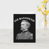 Fix Bayonets Civil War引用文ジョシュアチェンバレン カード (黄色い花)
