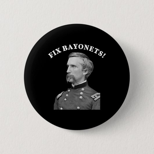 Fix Bayonets Civil War引用文ジョシュアチェンバレン 缶バッジ (正面)