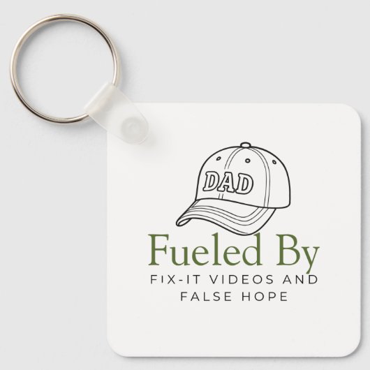 Fix-It VideosとFalse Hopeによって煽られる キーホルダー (正面)