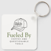 Fix-It VideosとFalse Hopeによって煽られる キーホルダー (裏面)