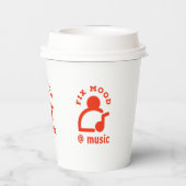 Fix Mood @By Music 紙コップ (裏面)