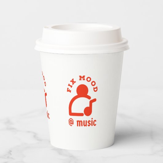 Fix Mood @By Music 紙コップ (裏面)