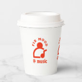 Fix Mood @By Music 紙コップ (正面)
