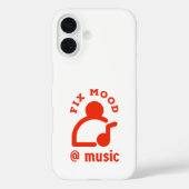 Fix Mood @By Music Case-Mate iPhoneケース (裏面)