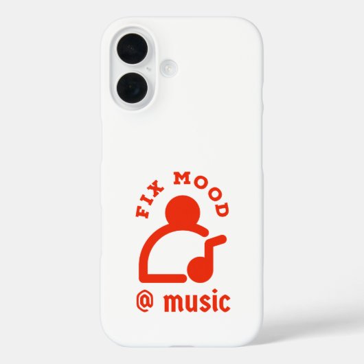 Fix Mood @By Music Case-Mate iPhoneケース (裏面)