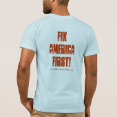 FixAmericaFirst! Tシャツ (裏面)