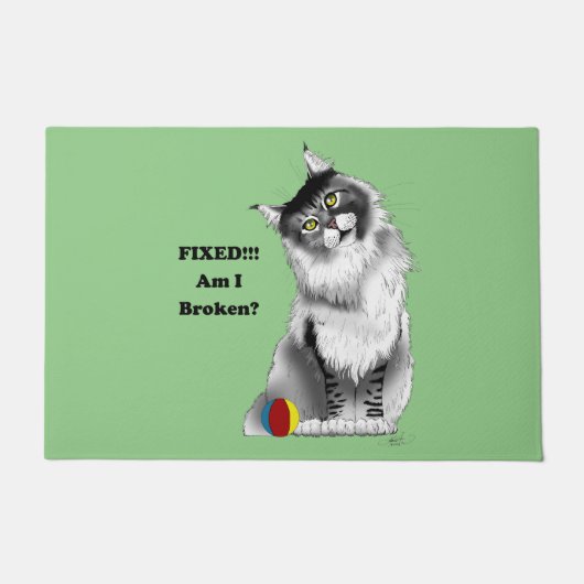Fixed Kitty ドアマット (正面)