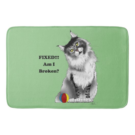 Fixed Kitty バスマット (正面)