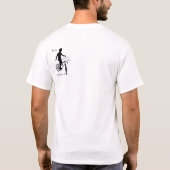 Fixie - 1つのバイク1のギアTrackstand Tシャツ (裏面)