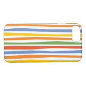 Fixies |の多彩のストライプのの Case-Mate iPhoneケース (裏面(横))