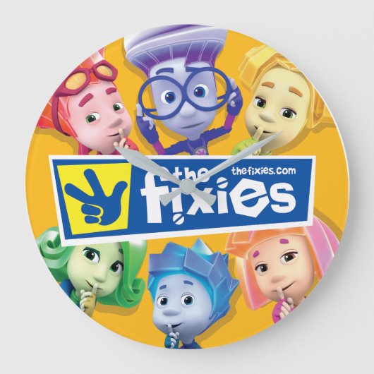 Fixies | Fixieの子供 ラージ壁時計 (正面)