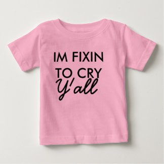 Fixin泣くツツのボディスーツ ベビーTシャツ