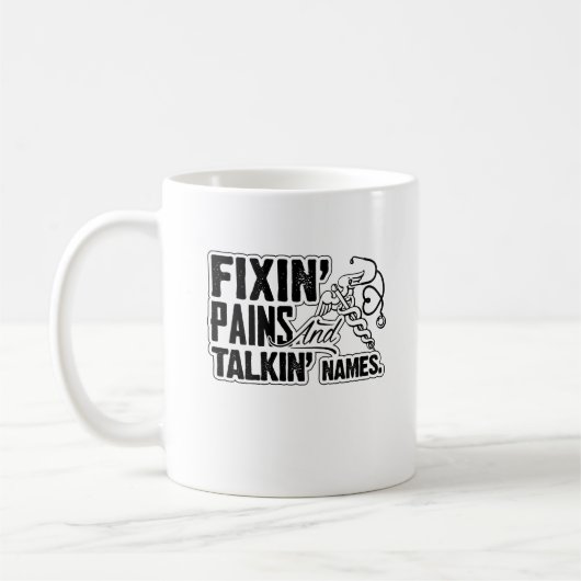 Fixin理学療法士はマグを苦しめます コーヒーマグカップ (左)