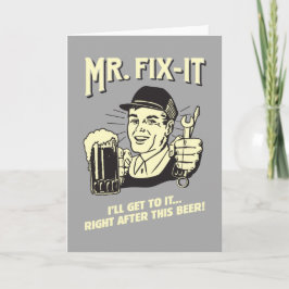 Fixit氏: このビールの後 カード