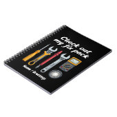 Fixpackのプレミアムキットのカスタム ノートブック (左側)