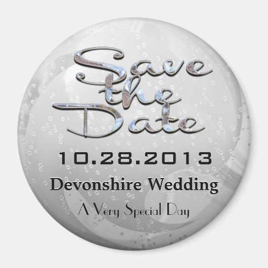 Fizzleおもしろい日付マグネットの保存 マグネット (正面)