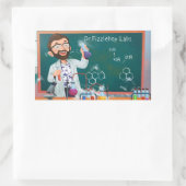 Fizzlebop Labsスタンプ 長方形シール (バッグ)