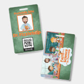 Fizzlebop Labsバッジ バッジ (正面＆裏面)