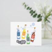 Fizzy持ち上げ飲料のグラフィック ポストカード (スタンド正面)