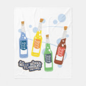 Fizzy Lifting Drink Graphic フリースブランケット (正面)
