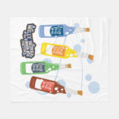 Fizzy Lifting Drink Graphic フリースブランケット (正面(横))