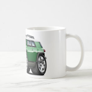 Fjの巡洋艦の緑車 コーヒーマグカップ
