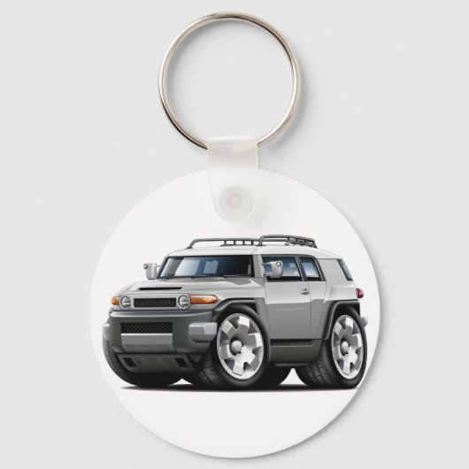 Fjクルーザーシルバーカー キーホルダー (正面)