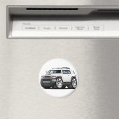 Fjクルーザーホワイトカー マグネット (インサイチュ (食洗機))