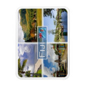 FJフィジー – デナロー島 – ナバ –  マグネット (縦)