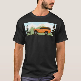 Fj60ランドクルーザーレトロ Tシャツ