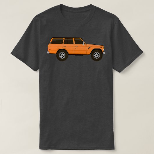 Fj60ランドクルーザー  tシャツ (デザイン正面)