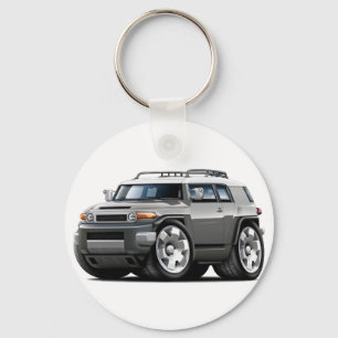 Fj Cruiser Grey Car キーホルダー