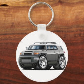 Fj Cruiser Grey Car キーホルダー (正面)