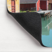 Fjærlandおよびフィヨルド、ノルウェーのmousepadの村 マウスパッド (コーナー)