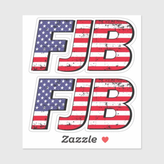 FJB Fバイデン氏おもしろいアンチバイデン氏プロトランプ2024 シール (シート)