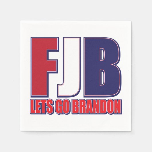 FJB - Let Go Brandon スタンダードカクテルナプキン (正面)