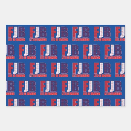 FJB - Let Go Brandon ラッピングペーパーシート (正面)